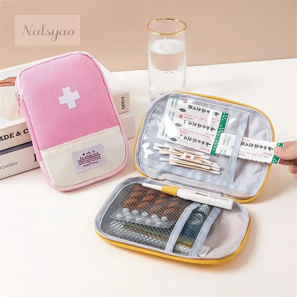 First Aid Bag Kit - 3개 1세트, 휴대용 의료용품 보관 가방,