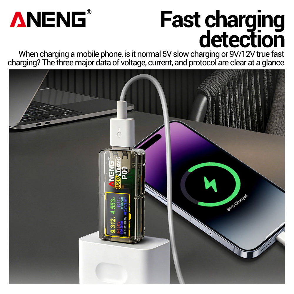 ANENG P01 USB 테스터, 전압계, 전류계, T - Co Detector Plug 리뷰 및 가격